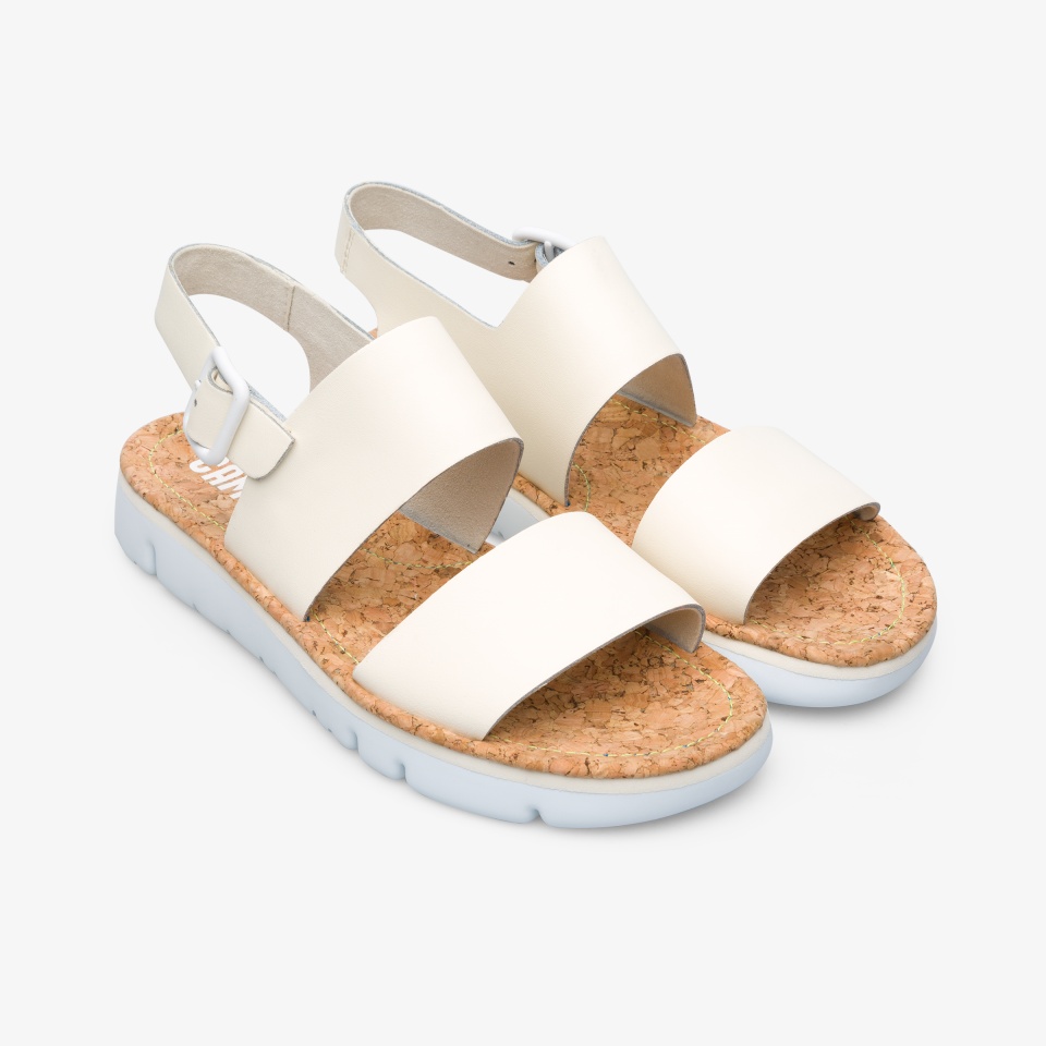 Sandalias Camper Oruga Mujer - Creme | Camper Online + 1068DCTEQ